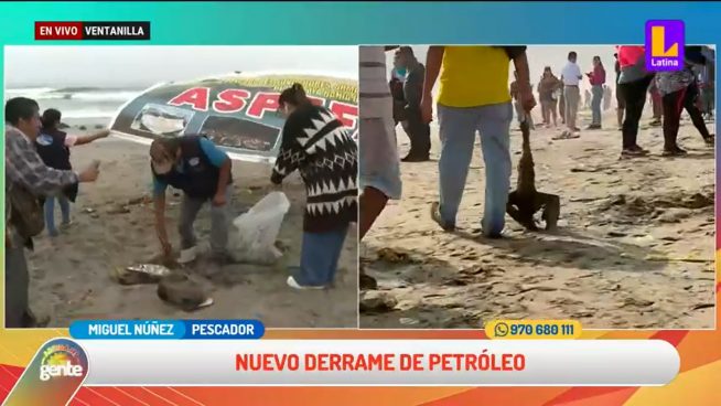 Nuevo derrame de petróleo en Ventanilla: pescadores y pobladores son afectados y denuncian no poder vender pescados