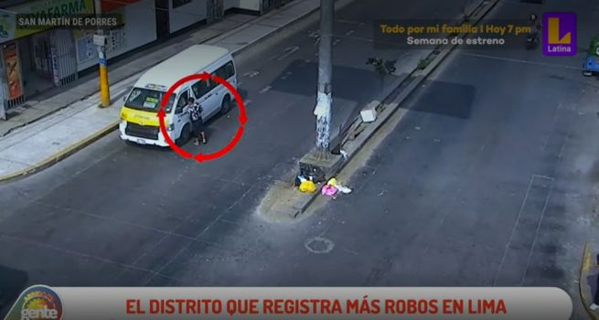 San Martín de Porres registra más de cuatro mil robos en lo que va del año