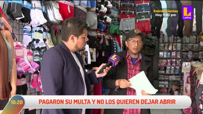 Gamarra: comerciantes denuncian que no pueden retomar labores pese a subsanar faltas