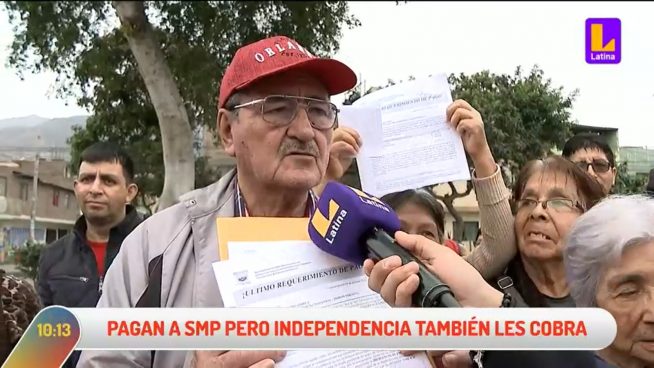 Vecinos de SMP deben pagar arbitrios también a Independencia: deudas llegan a 9 mil soles