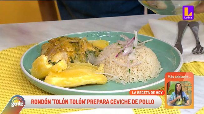 ¿Cómo preparar un rico ceviche de pollo? Ricardo Rondón nos lo enseña en Arriba mi Gente