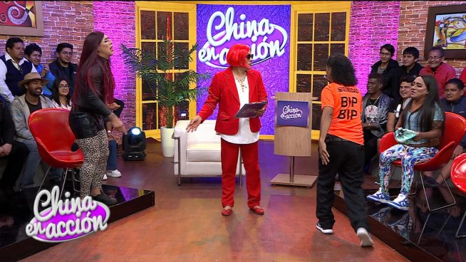 'China en Acción' tuvo que separar a 'Milena Narizárate' y 'Mostripili Ajjjjca' por amor de 'Edwin Patosierra' en Jirón del Humor