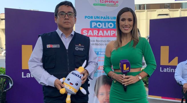 Este lunes 14 y martes 15 de agosto Latina Televisión y el MINSA realizan jornada de vacunación contra la polio