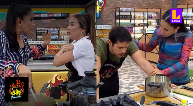 Como con Andrés Vílchez, Nelly Rossinelli confortó a Ale Fuller tras quemar postre en El Gran Chef Famosos