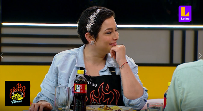 Natalia Salas no quiso ver reacción de jurados a su preparación en El Gran Chef Famosos