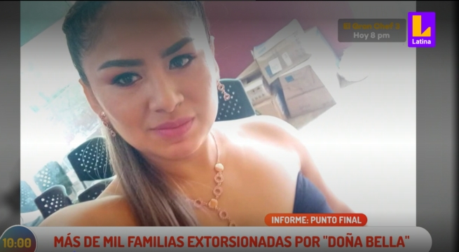 Quién es Doña Bella, la presidiaria que cobra cupos a familias de Mi Perú