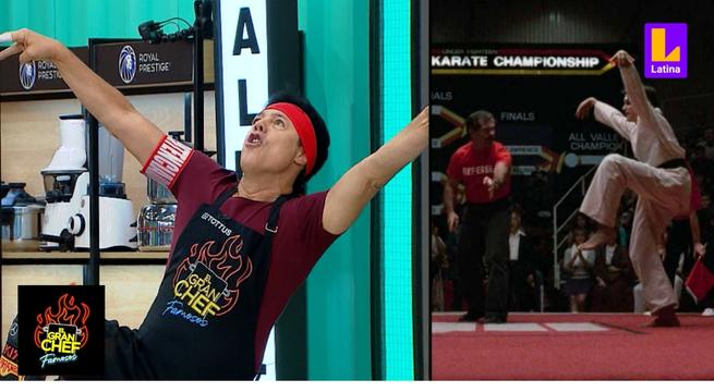 Rocky se autollama 'Mr. Fantástico' por truco con su dedo en El Gran Chef Famosos