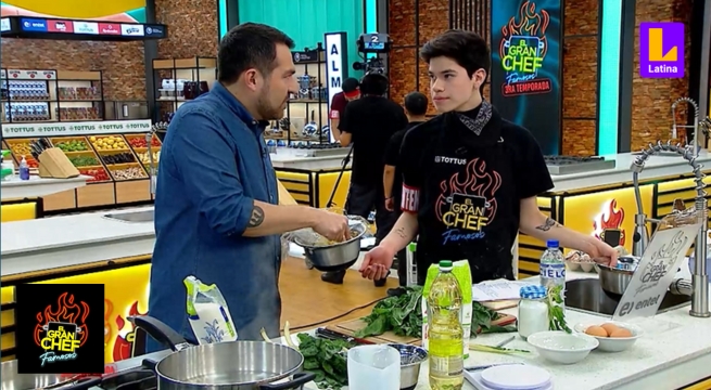 Josi Martínez terminó con slime en lugar de masa en El Gran Chef Famosos