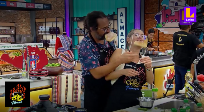 Andaban con hambre: Leslie Stewart y 'Loco' Wagner se comieron pan para receta de El Gran Chef Famosos