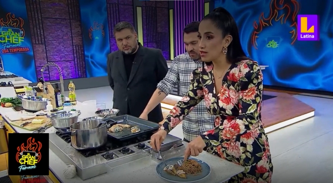 Nelly Rossinelli sumamente crítica con pollo crudo de Natalia Salas en El Gran Chef Famosos
