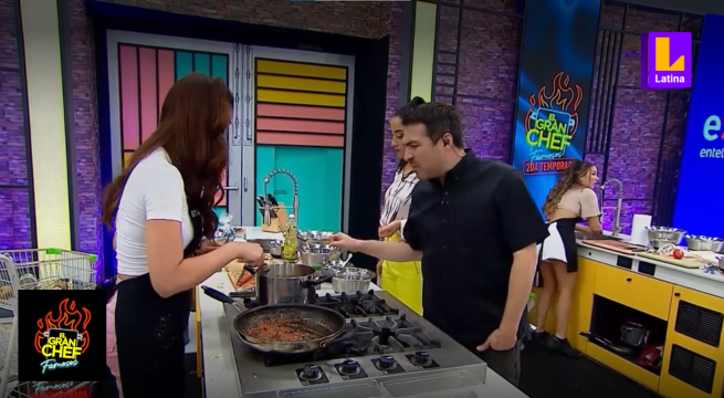 El Gran Chef Famosos: Giacomo Bocchio le reclama a Laura Spoya por mayor 