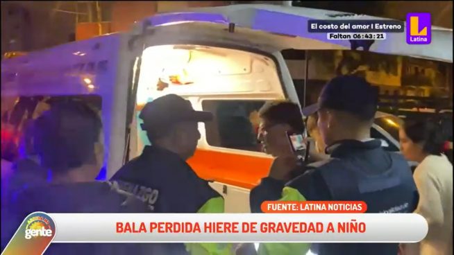 Dos niños heridos de bala por tiroteo en Chorrillos: familiares buscan cama pediátrica