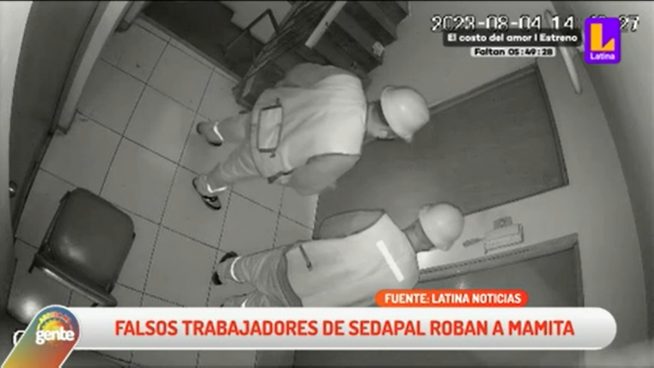 San Martín de Porres: Falsos trabajadores de SEDAPAL asaltan vivienda de adulta mayor y se llevan más de 6000 soles
