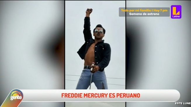 El 'Freddie Mercury peruano': conoce al imitador del líder de Queen que sube a techos de buses