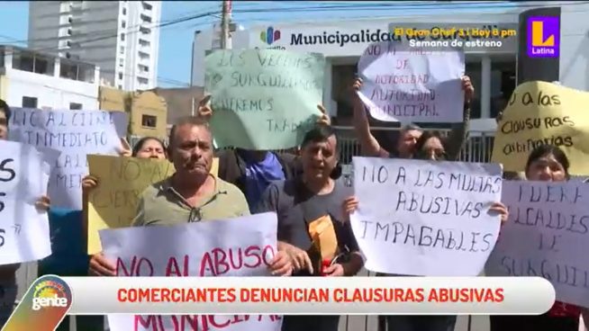 Surquillo: Comerciantes denuncian clausuras injustas y siguen pagando multas a la municipalidad