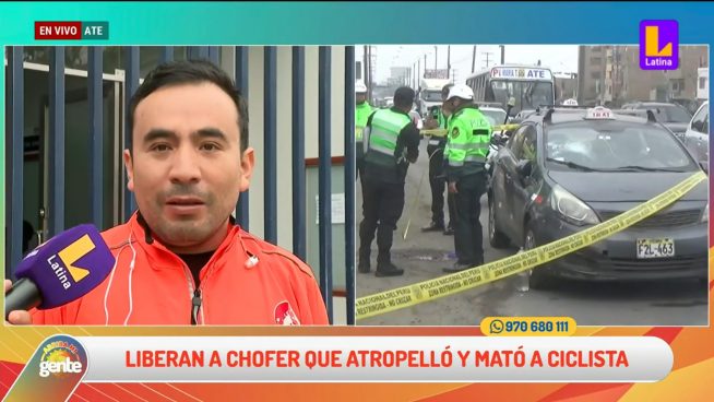 Ate: Hombre que atropelló y mató a ciclista fue liberado pese a haber manejado en presunto estado de ebriedad