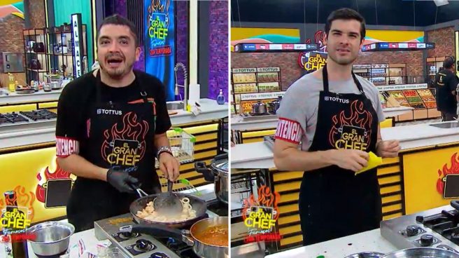 Sigue copiándole: Mauricio se queja de Jesús por misma técnica de 'mangueo' en El Gran Chef Famosos