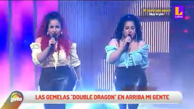 Las gemelas 'Double Dragon' cantaron 