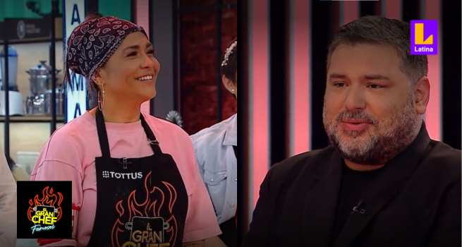 “No me permiten reírme, pero contigo lo hice mucho por dentro”: Javier Masías a Katia Palma en El Gran Chef Famosos