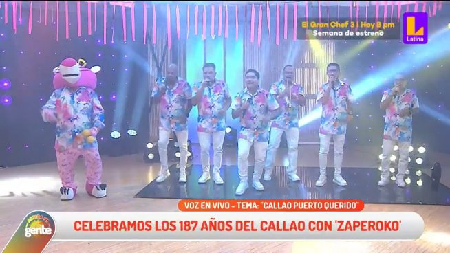 'Chim Pum', Callao: 'Zaperoko' puso a bailar a todos esta mañana al ritmo de 