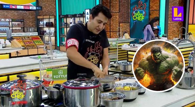 ¿Hulk Machuca? Armando rompió el colador en la primera preparación de El Gran Chef Famosos