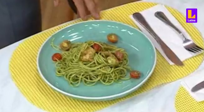 ¿Cómo preparar spaghetti con crema de palta y langostinos? Conoce el paso a paso