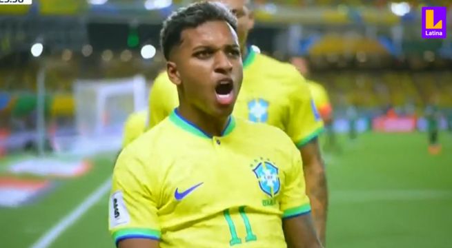 Brasil vs Bolivia: Rodrygo aprovechó un rebote y puso el 1-0 en el encuentro