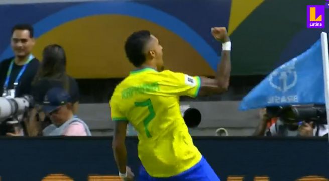Brasil vs Bolivia: Raphinha remató y tras un desvío puso el 2-0 del encuentro