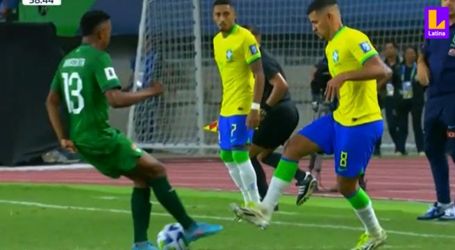Brasil vs Bolivia: Bruno Guimarães eludió a un rival con una gran ‘huacha’