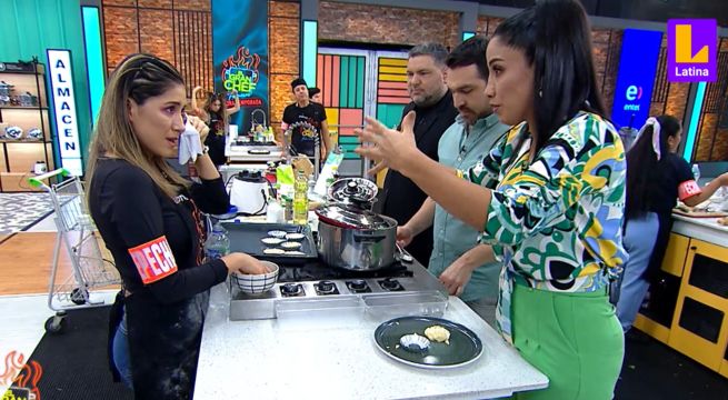 Fátima Aguilar lloró tras críticas de Masías por no presentar plato completo en El Gran Chef Famosos