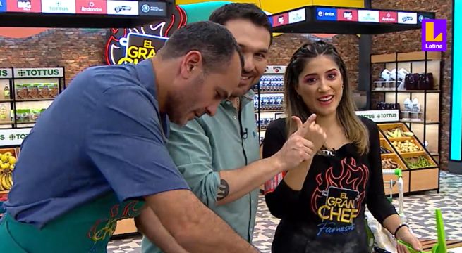Giacomo Bocchio se emociona luego que Fátima usara consejo de su canal de YouTube | El Gran Chef Famosos