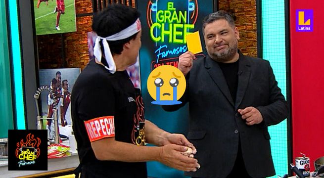 Árbitro Masías pone tarjeta amarilla a Rocky Belmonte por desordenado en El Gran Chef Famosos
