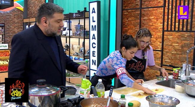 Increíble: Hasta Masías llegó a ayudar a Sirena en segundo plato de El Gran Chef Famosos