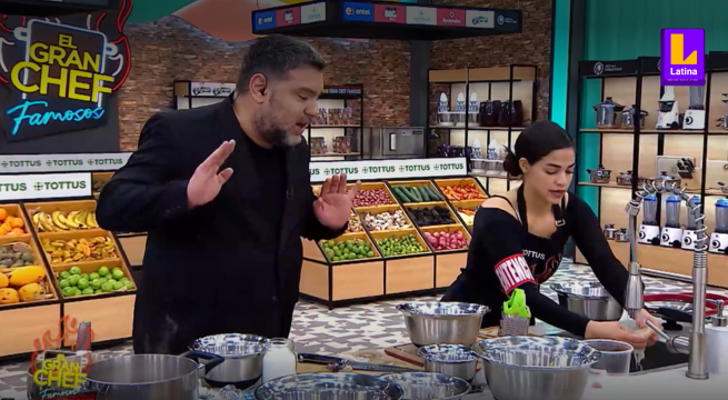 Javier ‘trolea’ a Sirena con la preparación de sus calamares en El Gran Chef Famosos: “Si no llegas nos haces el trabajo más sencillo”