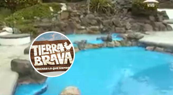 Grande y espaciosa: Así luce la piscina del programa de competencia “Tierra Brava”