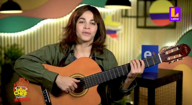 ¿Indirecta? Sirena Ortiz cantó a todo pulmón camisa negra de Juanes en El Gran Chef Famosos