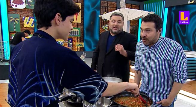 Josi y Giacomo protagonizaron un tenso momento en la cocina de El Gran Chef Famosos