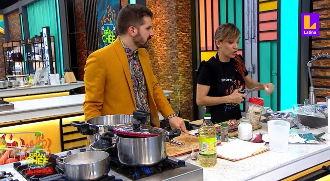 Peláez le confesó a Milene Vázquez cuál fue el episodio con fuego que más llamó la atención en El Gran Chef Famosos