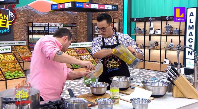 Giacomo extrañado porque Santi le tiró ají en la pierna | El Gran Chef Famosos