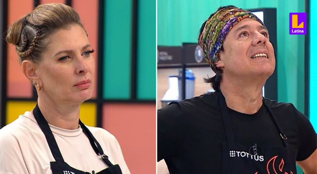 El Gran Chef Famosos: Leslie Stewart y Rocky Belmonte fueron a noche de sentencia