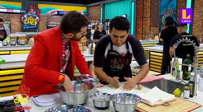 Machuca intentó armar un Misti para presentar su pasta pero terminó en 'fail' | El Gran Chef Famosos