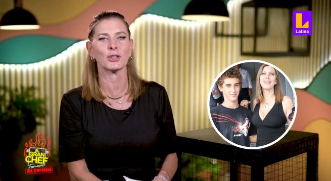 Leslie Stewart se conmueve y dedica lasagna a su hijo Nadim en El Gran Chef Famosos