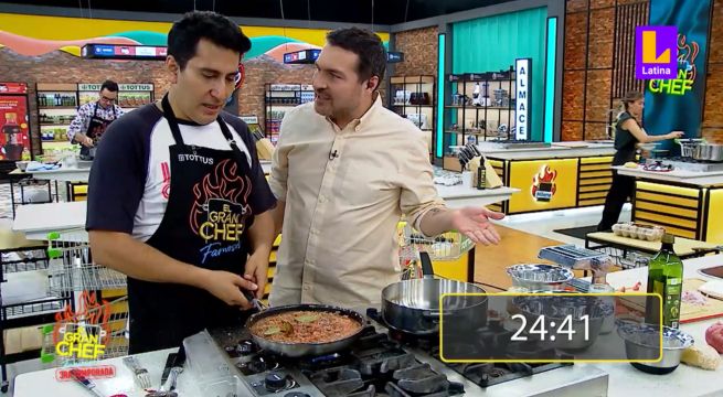 Maestro Sarcasmo: Giacomo Bocchio troleó a Armando Machuca con preparación de su lasagna en El Gran Chef Famosos