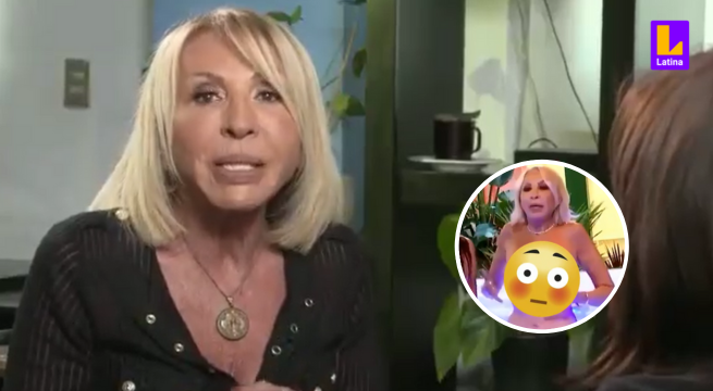 Laura Bozzo cumple reto y se desnuda en show de competencia español