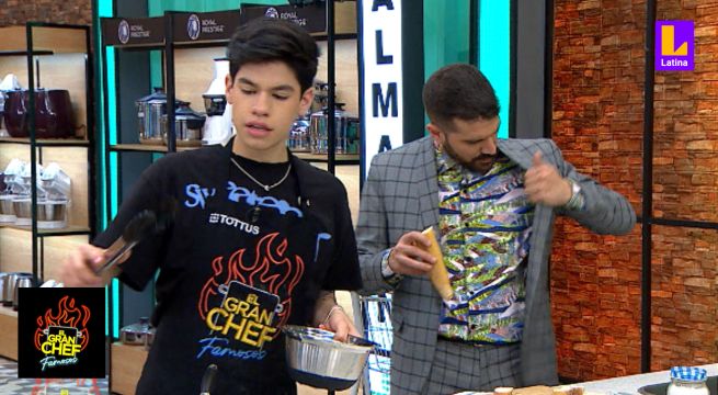 No aguantó el hambre: Peláez le robó pan a Josi en El Gran Chef Famosos