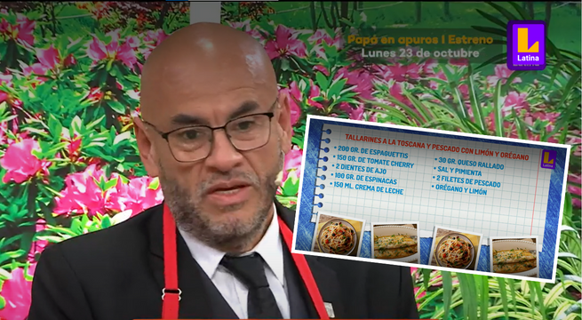 Mr. Peet nos enseña a cocinar Tallarines a la Toscana y Pescado con orégano