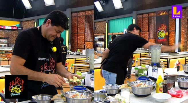 ‘Checho’ Ibarra se frustra en vivo y tira su palta rellena a la basura en El Gran Chef Famosos