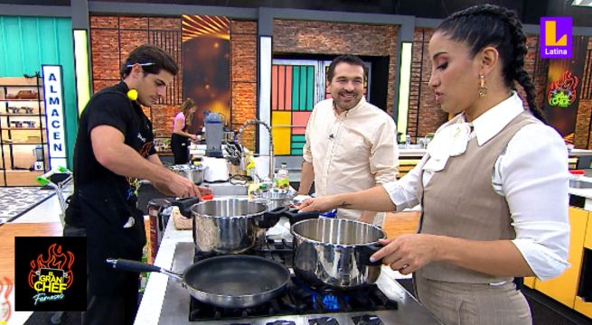 Renato Jr. no obedece a Nelly Rossinelli y por poco termina con frejoles duros en El Gran Chef Famosos