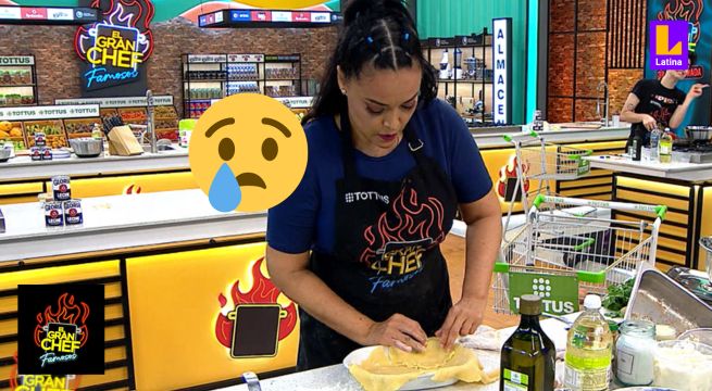 Complicadísimo: Mariella Zanetti sufrió con el armado de su pastel de sesos en El Gran Chef Famosos