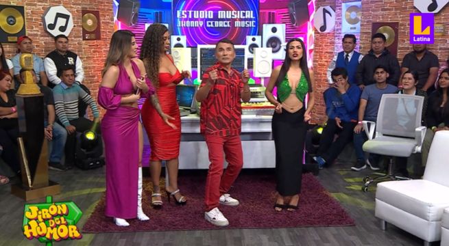 Las divas de la Salsa Yahaira Plasencia, Paula Arias y Brunella Torpoco pasaron casting con Jhonny George en Jirón del Humor